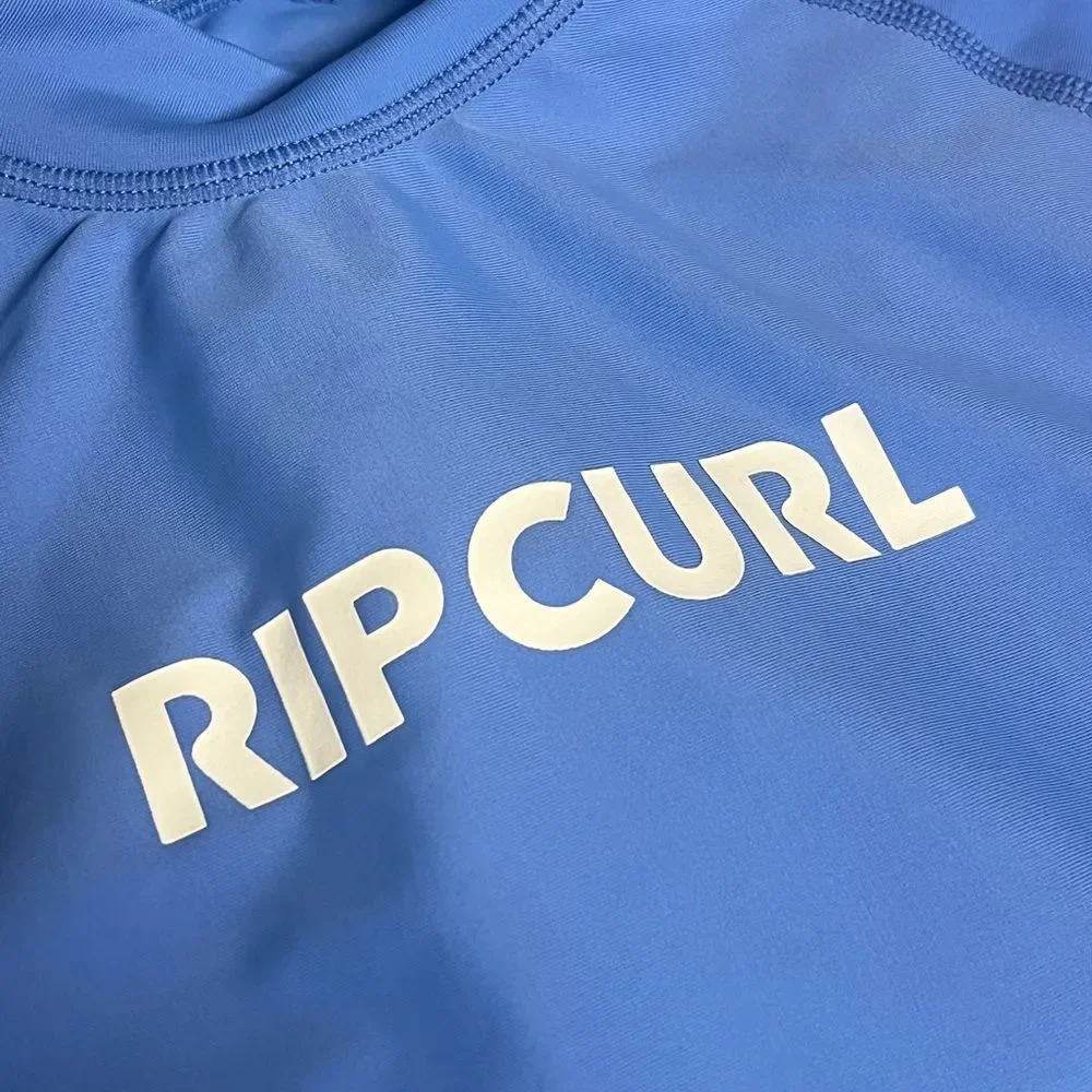 NWT Rip Curl Girl Blue Rashguard Sz 12 (Large)